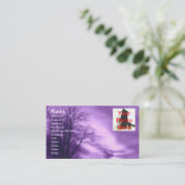 Amethyst Skies-Visitekaartjes Visitekaartje (Staand voorkant)