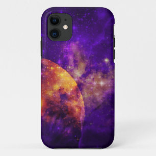 Amethyst Sky, Golden Planet n Nebula iPhone 5 hoes