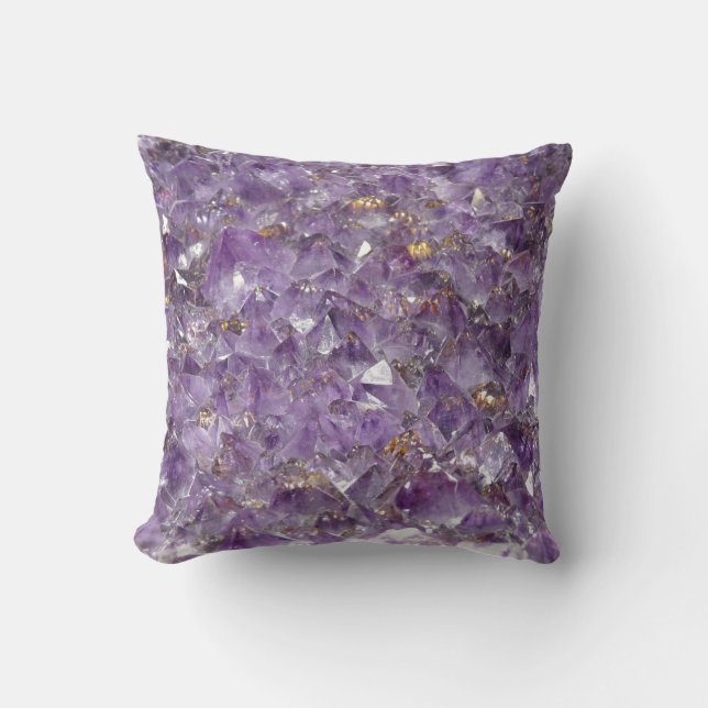 Amethyst Sparkles Kussen (Voorkant)