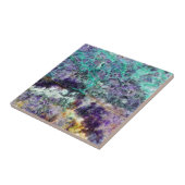 amethyst-steen textuurpatroon rotsgem mineraal am tegeltje (Zijkant)