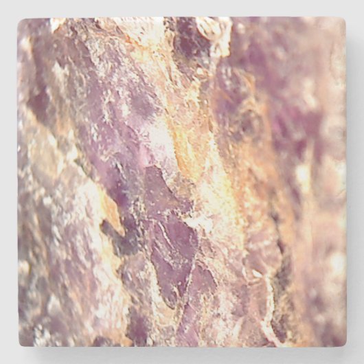Amethyst Stenen Onderzetter (Voorkant)