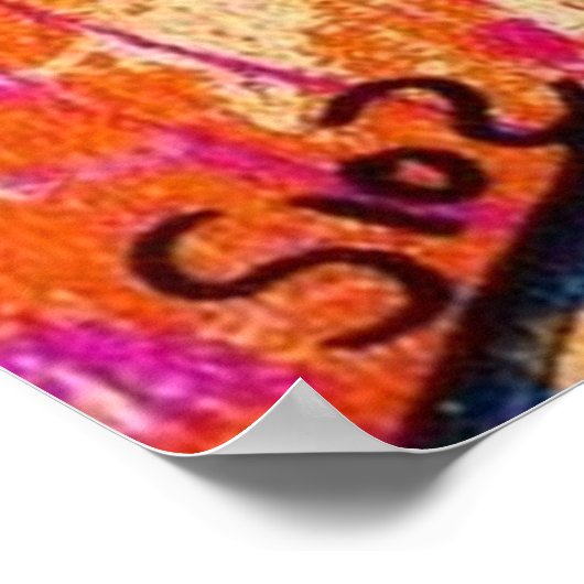 Amethyst Sugar Sull Frida door SilberZweigArts Poster (Hoek)