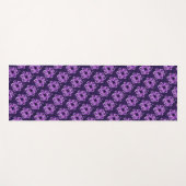 Amethyst tegen middernacht yogamat (Voorkant (horizontaal))