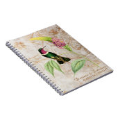 Amethyst Throated Hummingbird Notitieboek (Rechterzijde)