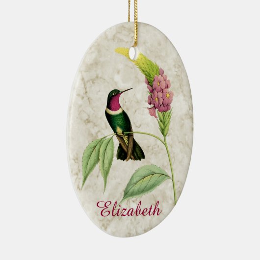 Amethyst Throated Hummingbird Ornament (Rechts)