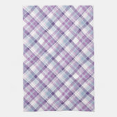 Amethyst Tinten Geruit  Theedoek (Verticaal)