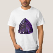 Amethyst Triangle Gemstone T-Shirt (Voorkant)