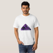 Amethyst Triangle Gemstone T-Shirt (Voorkant volledig)