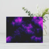 Amethyst-uitnodiging Kaart (Staand voorkant)