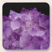Amethyst Uncut Stones Bier Onderzetter (Voorkant)
