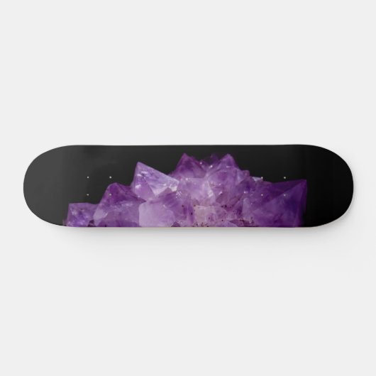 Amethyst Uncut Stones Persoonlijk Skateboard (Horizontaal)