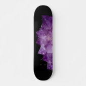 Amethyst Uncut Stones Persoonlijk Skateboard (Voorkant)