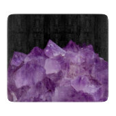 Amethyst Uncut Stones Snijplank (Voorkant)