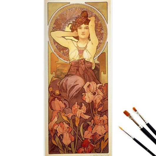 Amethyst van Alphonse Mucha Tissuepapier