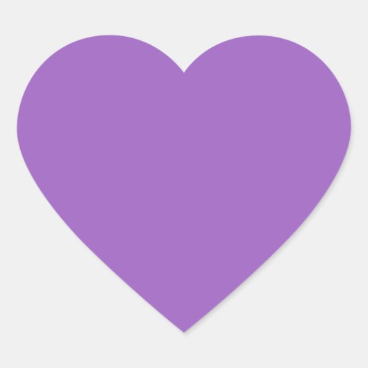 Amethyst (vaste kleur) hart sticker (Voorkant)