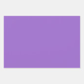 Amethyst (vaste kleur) inpakpapier vel (Voorkant 2)