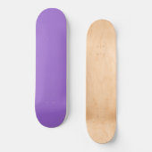 Amethyst (vaste kleur) persoonlijk skateboard (Voorkant)