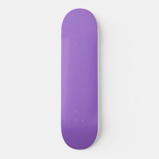Amethyst (vaste kleur) persoonlijk skateboard (Voorkant)
