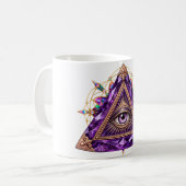 Amethyst Vault Eye Koffiemok (Voorkant links)