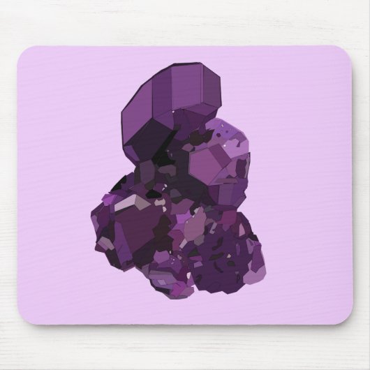 Amethyst Vector Art Muismat (Voorkant)