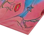 Amethyst Vibes Edition 1 Glass Art Snijplank (Hoek)