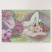 Amethyst (vier juwelen), Alphonse Mucha Legpuzzel (Horizontaal)