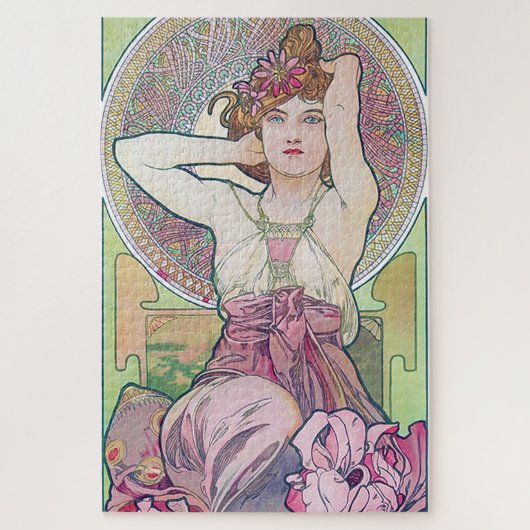 Amethyst (vier juwelen), Alphonse Mucha Legpuzzel (Verticaal)