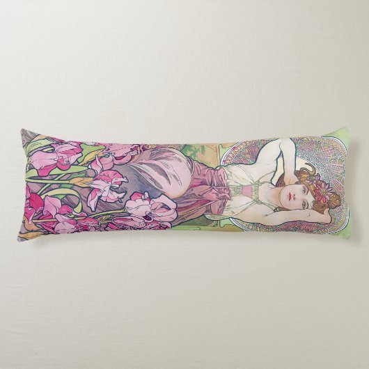 Amethyst (vier juwelen), Alphonse Mucha Lichaamskussen (Voorkant)