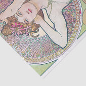 Amethyst (vier juwelen), Alphonse Mucha Tissuepapier (Detail)