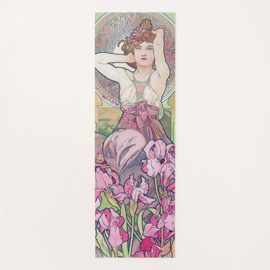 Amethyst (vier juwelen), Alphonse Mucha Yogamat (Voorkant)