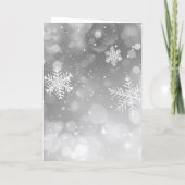  Amethyst Vintage kerst Ornament Feestdagen Kaart (Achterkant)