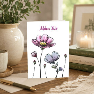 Amethyst Weide Verjaardag Kaart