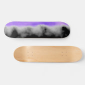 Amethyst White Grey Black Geode Druzy Crystal Persoonlijk Skateboard (Horizontaal)