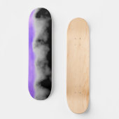 Amethyst White Grey Black Geode Druzy Crystal Persoonlijk Skateboard (Voorkant)