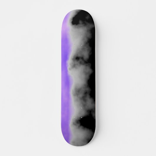 Amethyst White Grey Black Geode Druzy Crystal Persoonlijk Skateboard (Voorkant)