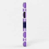Amethyst WhMarokkaans #5 Navy Blue Name Monogram Case-Mate iPhone Case (Achterkant/rechts)