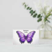 Amethyst Wings behandelt Visitekaartje (Staand voorkant)