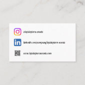 Amethyst Wings behandelt Visitekaartje (Achterkant)