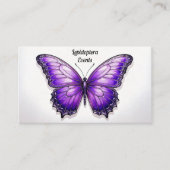 Amethyst Wings behandelt Visitekaartje (Voorkant)