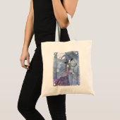 Amethyst Witch Fantasy Halloween Art Tote Bag (Voorkant (product))