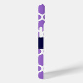 Amethyst Witte Marokkaanse #5 Navy Blauwe Naam Mon Case-Mate iPhone Case (Achterkant / Rechts)