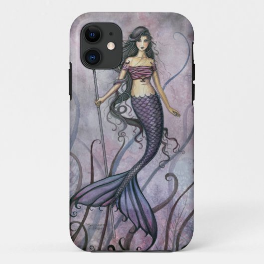 Amethyst Zee Fantasie Zeemeermin Kunst Case-Mate iPhone Case (Achterkant)