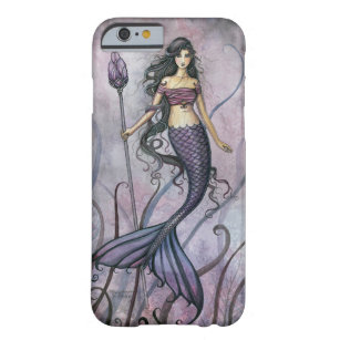 Amethyst Zee Fantasy Mermaid Art Barely There iPhone 6 Hoesje