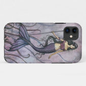 Amethyst Zee Fantasy Zeemeerminkunst Case-Mate iPhone Case (Achterkant (horizontaal))