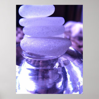 Amethyst Zee Glass Print