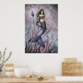 Amethyst Zee Mermaid Poster Afdrukken op Molly (Keuken)