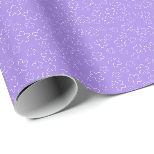 Amethystbloesem Cadeaupapier (Rol Hoek)
