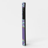Amethystglas zigzagpatroon Case-Mate iPhone case (Achterkant/links)