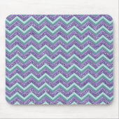 Amethystglas zigzagpatroon muismat (Voorkant)