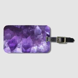 Amethystkristallen Bagagelabel